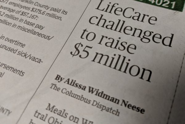 Photo of Columbus Dispatch article