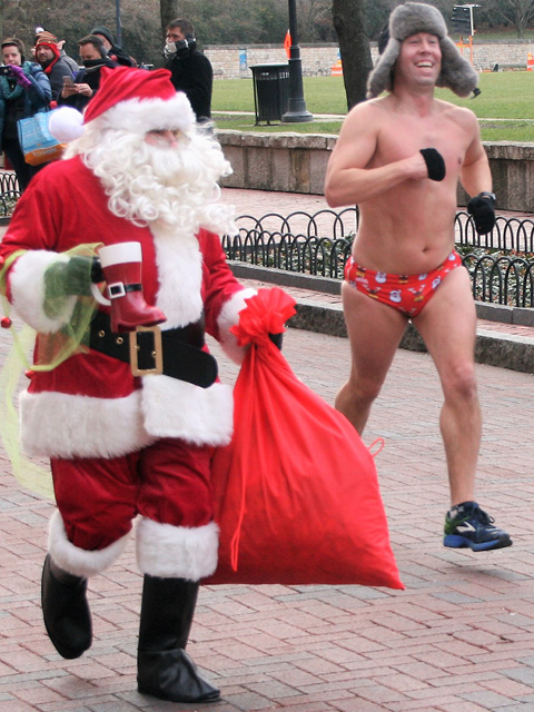 Santa Speedo Dash